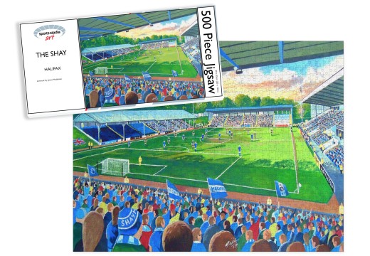 The Shay Stadium Fine Art Jigsaw Puzzle - Halifax Town FC